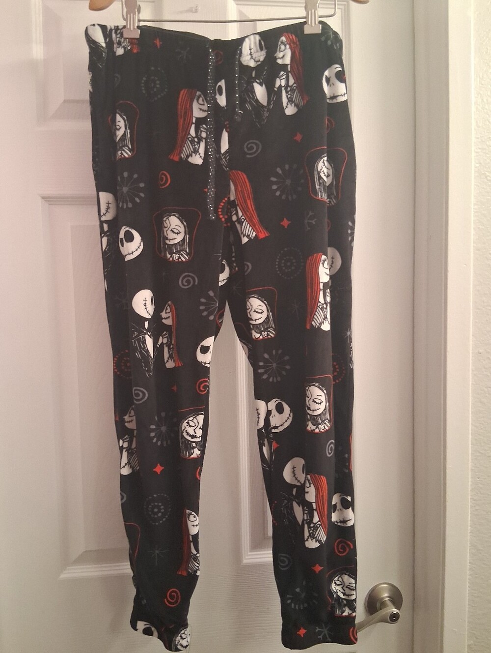 Nightmare Before Christmas Fleece Pajama Pants Large 12 14 - Picture 2 of 3